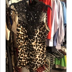 Sexy Leopard & Lace Bodysuit